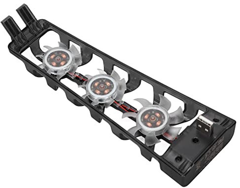 Ventilador de Refrigeración para Consola de Juegos, Ventilador Enfriador de Temperatura de Juego Integrado con 3 Ventiladores de bajo Ruido para Edición de Discos y Edición