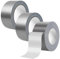 Wasserdichtes Klebeband Grau, 5cm×20m Panzerband 230μ Stark Reparaturband, Extra Stark Wasserfest Duct Tape, Flexible dehnbare Textilklebeband zum Verstärken Abdichten Reparieren Befestigen Bündeln