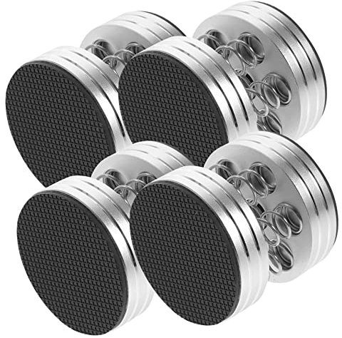 Hemobllo 4pcs Speaker Isolation Feet Pads Spring Subwoofer Stand Pad Vibration Damper for Hifi Amplifier Use Turntable Isolation Platform