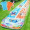 Toboggans d'eau doubles de 12,2 m avec 2 bodyboards, toboggans d'eau extra longs pour enfants et adultes très résistants, jouets géants d'extérieur avec tapis de protection pour fête d'été dans le