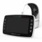 Rtauhife Écran IPS de 4,3 Pouces Sans PTZ Interphone Moniteur pour Caméra de Sécurité Affichage de la Température Nanny Cam Caméra Longue Distance Prise UE