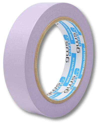 gws Washi-Abdeckband LILA PREMIUM – Für Raufaser & sensible Oberflächen 50 m : 25 mm
