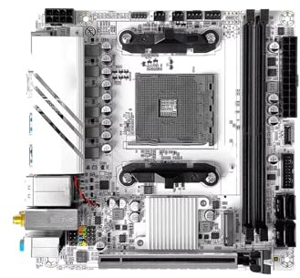 La Scheda Madre Fit For JGINYUE B550 AM4 Mini ITX Supporta RAM DDR4 Della Serie Ryzen 4000/5000, PCIe4.0 WiFi6 BT5.2 scheda madre