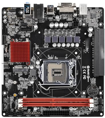 Tomahawk Wifi Placa Base Fit For ASROCK H110M-PIO LGA 1151 Intel H110 DDR4 32G Compatibile Con 6100 6400 7300 7700 7100 6500 G4600 7600 CPU UDTX