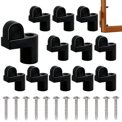 Insektenschutz-Clips für -, 3/8 Zoll Befestigungsmaterial, 12 x Insektenschutz-Clips für versetzte | für Bauernhof, Wohnzimmer, Schlafzimmer, Werkzeughaus, gar