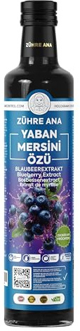 Zühre Ana Blaubeerextrakt 640 g – Heidelbeerkonzentrat, 100% Heidelbeere – Verdünnbar 1:5 – Natürliches Aroma – Vielseitig für Getränke & Rezepte