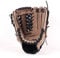 SL-110 RH braun Baseball Handschuh, Schweinsleder, Infield/Outfield, Grösse 11 (für Linkshänder, Wird an der rechten Hand getragen)