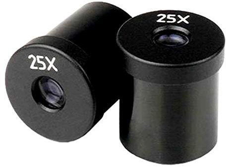 AmScope EP25X23 Pair of 25X Microscope Eyepieces (23mm)