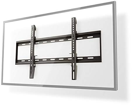 Support TV Mural Fixe - 42-70 - Poids d'écran Maximal Pris en Charge: 60 kg - Distance Minimale du Mur: 29 mm - Acier - Noir