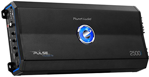 Planet Audio PL2500.1M 2500 W Max Monoblock Class A/B Car Stereo Power Amplifier