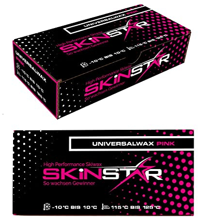 SkinStar Heisswachs Universal Wachs All IN ONE Ski Wax *Universalwachs* 125g