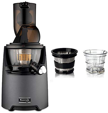 Kuvings EVO820 - Juego de extractor para sorbetes y batidos, gris antracita mate