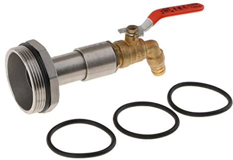 Edelstahl Tonne Adapter Hahn Wasserhahn Für Öl Wasser DN50 / 2inch