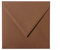 25 / Quadratische/Briefumschläge/feuchtklebend/Farbe/Braun/ 15 x 15 cm 150 x 150 mm/Umschläge 120g