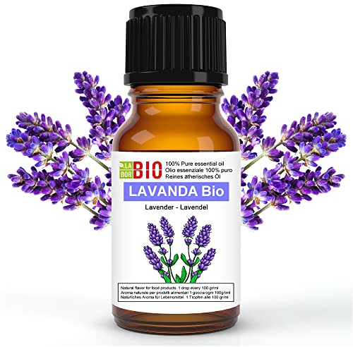 LavendelÖlBio Ätherisches Öl 100% Reines 30 ml - Aromatherapie Kosmetik Therapeutische - Laborbio