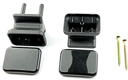 Hörmann Knopfgriff Set, unten, Schwarz für Sektionaltor / 3054156