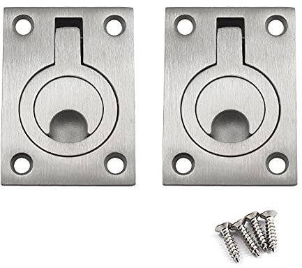 Zerniple 304 Edelstahl, bündiger Ring, Ziehgriff, versteckter Griff, Bootsbeschläge