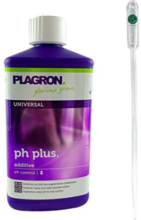 Plagron PH+ Plus Flüssig Heber Test Pool pH Plus 1 Liter