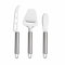 CTForest 3 Stück Käsemesser Set, Edelstahl Käsehobel, Käse Werkzeuge, Geeignet zum Schneiden von Käse und zum Teilen in Kleine Stücke(3 Arten)