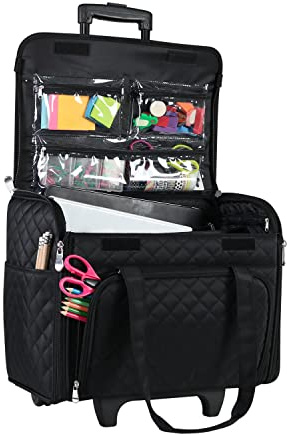 Everything Mary Rolltaschen für Lehrer, Schwarz (gesteppt), Modern