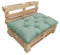 chilly pilley Coussin De Palette EU Imperméable Coussin De Jardin Flocons De Mousse Plusieurs Tailles Et Couleurs (Coussin D'assise 120x60x12 Pastellminze)