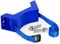 Blue ABS Propane Tank Nitrogen Tank Holder Bracket with 59 Inch Safety Strap and SUS 304 Screws - Wall Mounted