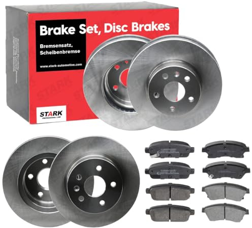 STARK Bremsen Satz Hinten Vorne 268,0 276,0mm Bremsscheiben und Beläge Komplett für OPEL Astra J Sports Tourer (P10) ASTRA J Astra J GTC (P10) ASTRA J Stufenheck Astra J Kasten/Kombi (P10)