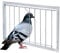 BREUAILY Bird Cage - Iron T-Trap Door Pigeon Entrance for Pet Bird Easy Installation - 15.7in (40cm)