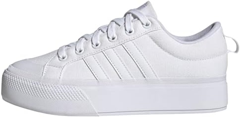 adidas Bravada 2.0 Platform Shoes, Zapatos Mujer, Cloud White/Cloud White/Chalk White, 40 2/3 EU