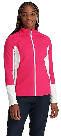 Spyder Damen Bandita Jacket Fleecejacke, Pink, 42