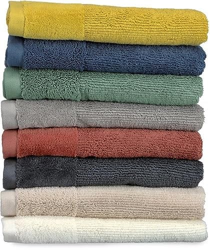 SCHÖNER WOHNEN Duschtücher 70x140 rot - Frottee Duschtuch Set 2er Pack - Handtuch Baumwolle Öko-Tex - groß, weich - für Bad, Baby, Kinder & Fitnessstudio - schnelltrocknend - Gym Handtuch