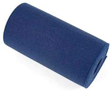 Banda elástica de Color de 2 metros y 10cm de ancho, correas de goma elásticas suaves para ropa, accesorios de costura Diy, Azul marino, 10cm