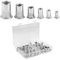 QWORK® 250 Pezzi dadi per rivetti in acciaio inossidabile 304, rivetti filettati, 6 misure, M3 M4 M5 M6 M8 M10