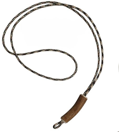 Pfeifenband mit Geweih ca. 50cm Lang 3mm dick passend für ACME Pfeifen und das Whistle Set (Camo Terra, Geweihspitze)