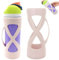 DKYEUD Owala - Paraurti con manico, in silicone, per borraccia Owala da 680,4 g, antiscivolo, per fitness, yoga, ciclismo, corsa o jogging, colore: rosa