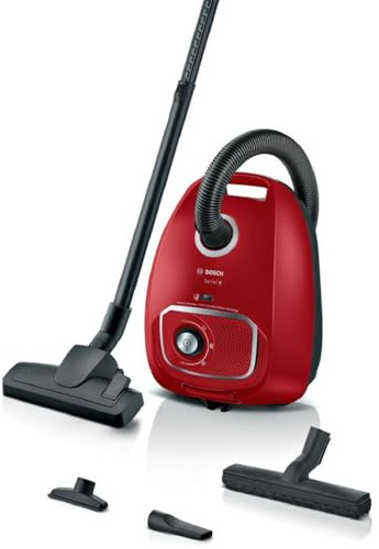 BOSCH Staubsauger BGB41RD3H, schwarz, rot, Marke EAN: 4242005484003