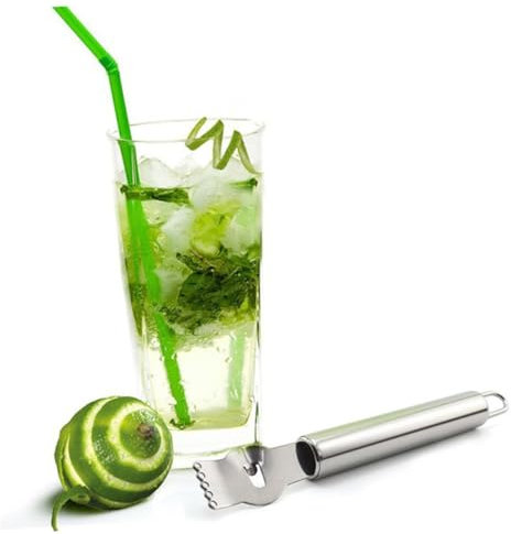 Cabilock Éplucheur De Zesteur De Fruits Éplucheur d'orange en Acier Inoxydable Zesteur De Citron Éplucheur De Citron