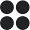 4 PCS Car Cup Holder Coaster, 2.67 inch Universal Car Cup Holder Insert, 2 Pcs Universal Anti-Slip Shockproof Car Coasters for Cup Holders, Car Accessories for Car, SUV, Truck (Black)