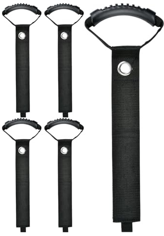 Aufbewahrungsgurte zum Aufrollen – Kabel-Organizer mit Griff, Schnallenverschluss, Handtuchhalter, vielseitig für Garage, Pool, Werkstatt, Haus