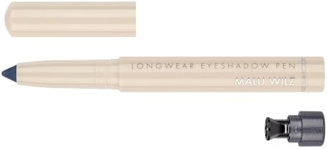 MALU WILZ Longwear Eyeshadow Pen – Wasserfester Lidschattenstift mit cremiger Textur – langanhaltender, wischfester & hochpigmentierter Lidschatten – mit integriertem Anspitzer (Electric Blue)