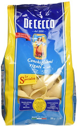 De Cecco Ital. Conchiglioni Rigati, 1er Pack (500 g)