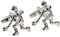 X2AJ013 - Lawn Bowls Player Cufflinks Presented in a Cufflink Box