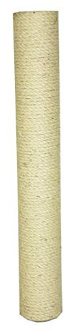 nanook Poteau en sisal de Rechange pour Arbre à Chat Ø 8,5 cm en Tailles diverses - 2 filetages Femelles 10mm - Longueur 60 cm