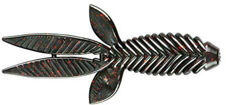 Yum Köder ybdm4175 Bad Mamma Angeln Köder-, schwarz/rot-, 10,8 cm