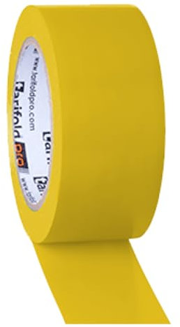 Nastro adesivo tarifold per marcare e marcare il terreno 33 mt x 50 mm colore giallo