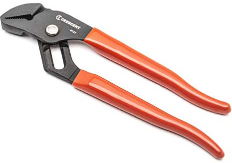 Crescent RT27CVN Tongue and Groove Pliers with Straight Jaw, 7/177.8 mm, Black Oxide