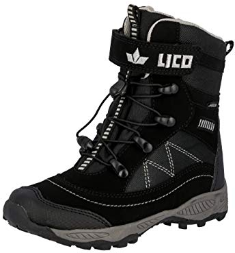 Lico Unisex Kinder Sundsvall Vs Schneestiefel, Schwarz Grau, 39 EU
