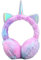 Ohrenschützer für Mädchen Einhorn Ohrenschützer Winter Kunstfell Ohrwärmer Ohrabdeckung mit niedlichen Pailletten Ohren für Frauen Kinder Flauschig Thermo Ohrwärmer Schutz vor Wind