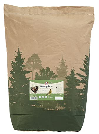 Elles Wildvogelfutter 20kg I Vielfältige & nährstoffreiche Kraftmischung | Für Körner- & Gemischtfresser | Artgerechtes Ganzjahresfutter | Ambrosia kontrolliert