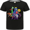 Forlcool Rainbow Jungen Sommer T-Shirt 100% Baumwolle Top Tee YouTube Game Merch, Schwarz , 7-8 Jahre